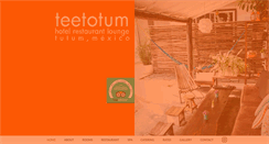 Desktop Screenshot of hotelteetotum.com